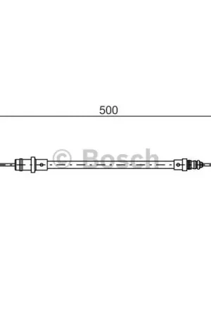 Alta Calidad Cable de accionamiento, freno de estacionamiento BOSCH 1987477565