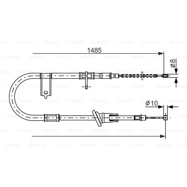 Oferta Cable de accionamiento, freno de estacionamiento BOSCH 1987477614