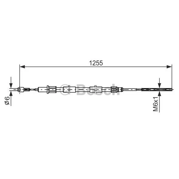 Oferta Especial Cable de accionamiento, freno de estacionamiento BOSCH 1987477709
