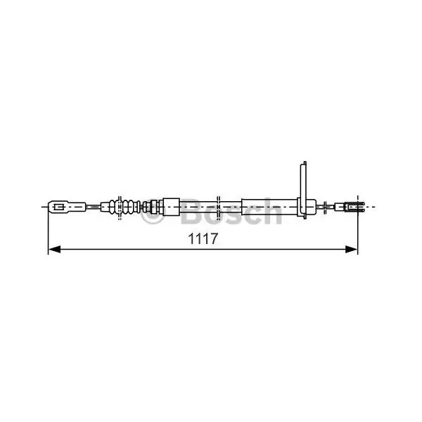 Cable de accionamiento, freno de estacionamiento BOSCH 1987477750 Edición Limitada