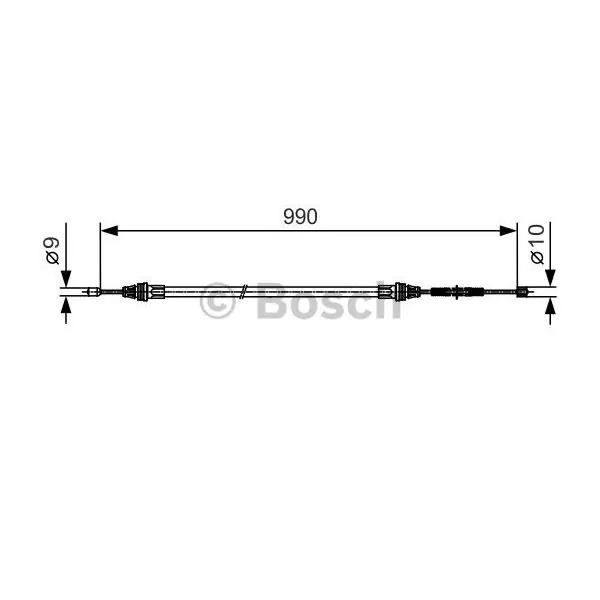 Cable de accionamiento, freno de estacionamiento BOSCH 1987477751 Compra Hoy