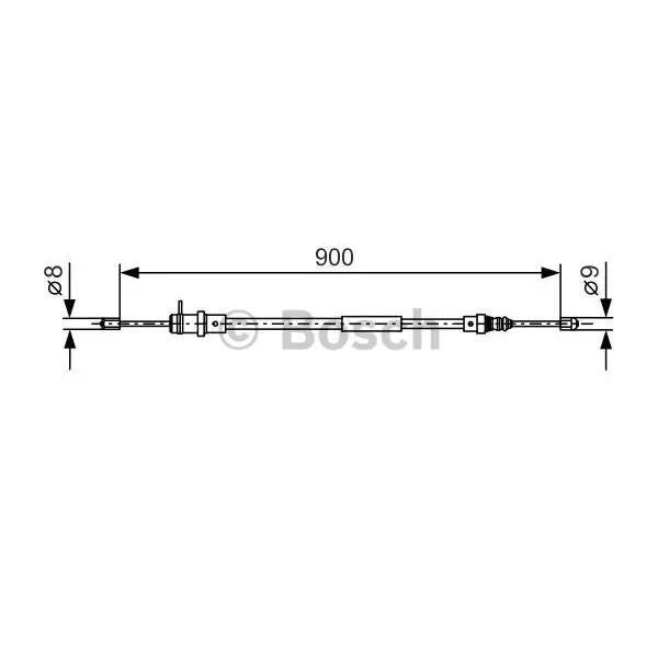 Cable de accionamiento, freno de estacionamiento BOSCH 1987477774 Nuevo Modelo