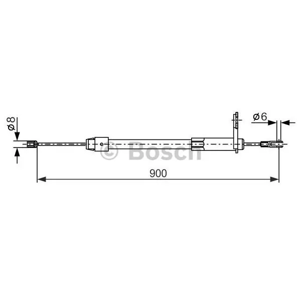 Entrega Rápida Cable de accionamiento, freno de estacionamiento BOSCH 1987477847