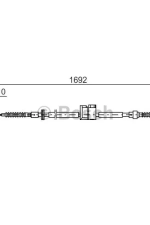 Súper Precio Cable de accionamiento, freno de estacionamiento BOSCH 1987477813