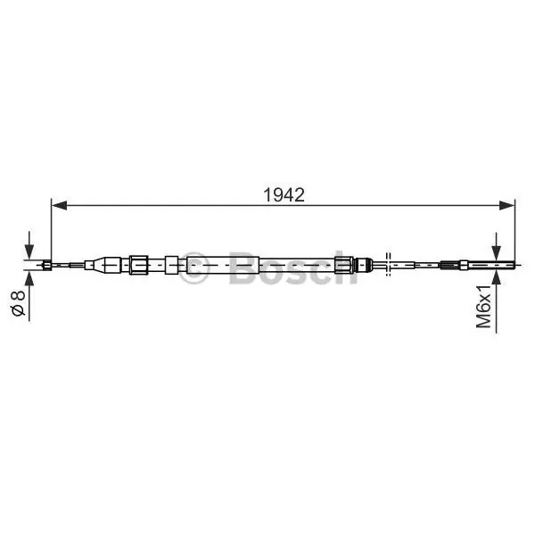 Cable de accionamiento, freno de estacionamiento BOSCH 1987477820 Oferta Limitada