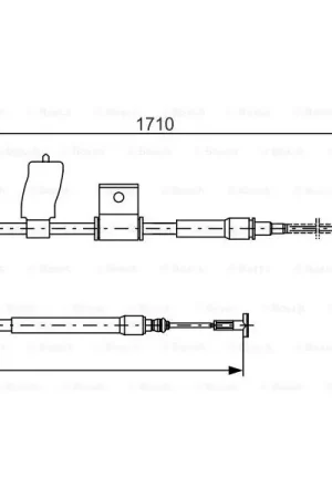 A Buen Precio Cable de accionamiento, freno de estacionamiento BOSCH 1987477830