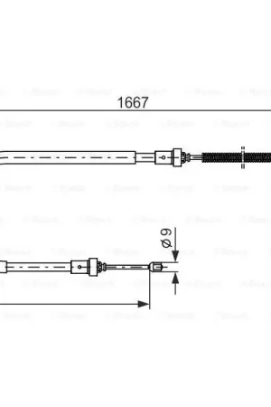 A Buen Precio Cable de accionamiento, freno de estacionamiento BOSCH 1987477956