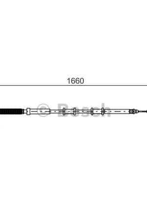 Súper Precio Cable de accionamiento, freno de estacionamiento BOSCH 1987477973