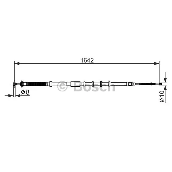 Cable de accionamiento, freno de estacionamiento BOSCH 1987477974 Venta Final