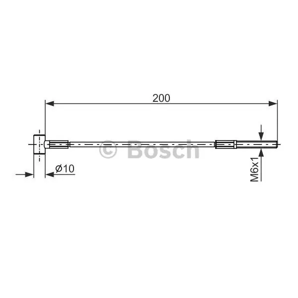Cable de accionamiento, freno de estacionamiento BOSCH 1987477979 Mayoreo