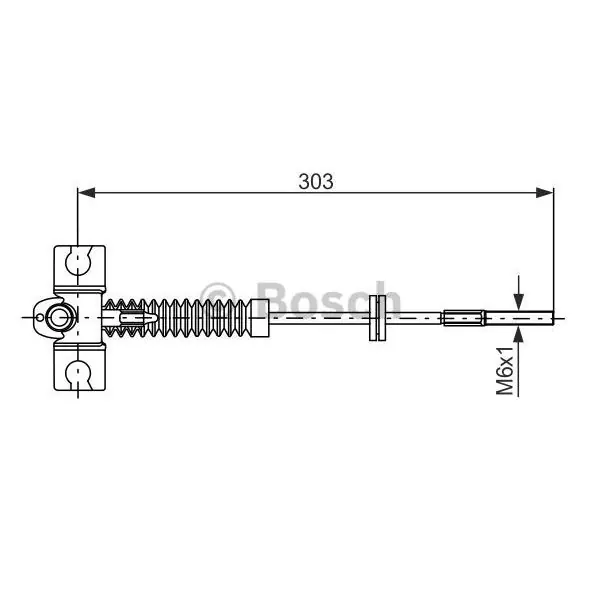 Cable de accionamiento, freno de estacionamiento BOSCH 1987477982 Ordenar Ahora Mismo