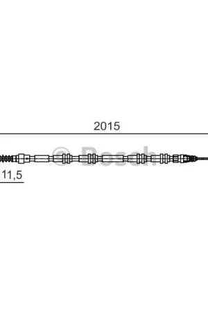 Alta Calidad Cable de accionamiento, freno de estacionamiento BOSCH 1987482017