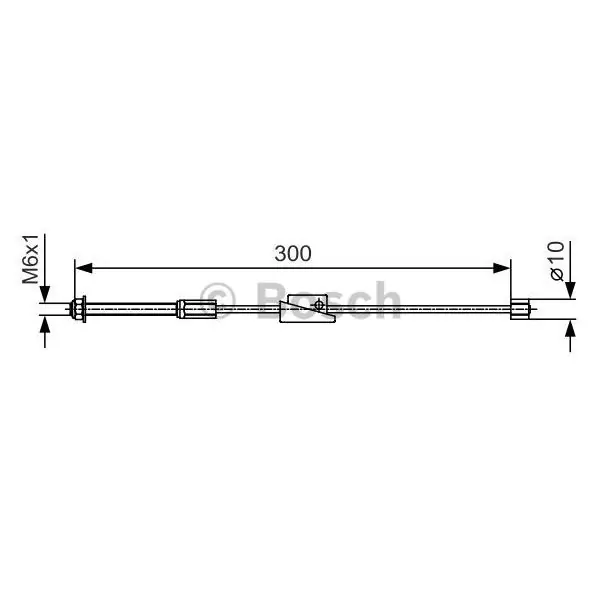 Cable de accionamiento, freno de estacionamiento BOSCH 1987482132 Envío Inmediato