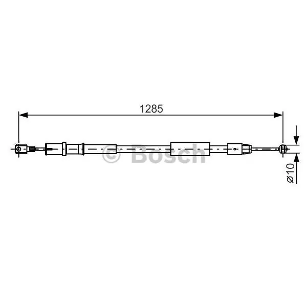Ordenar Ahora Mismo Cable de accionamiento, freno de estacionamiento BOSCH 1987482026