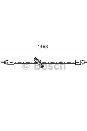 Venta Final Cable de accionamiento, freno de estacionamiento BOSCH 1987482027