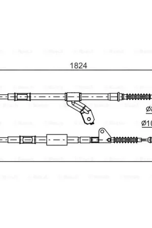 A Buen Precio Cable de accionamiento, freno de estacionamiento BOSCH 1987482159