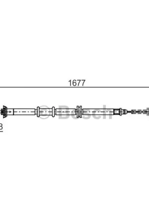 Cable de accionamiento, freno de estacionamiento BOSCH 1987482208 Oferta Flash