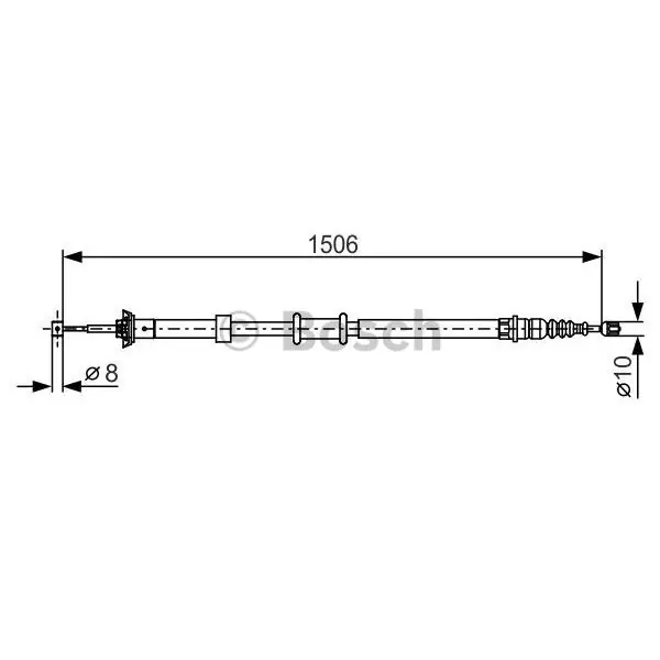 Cable de accionamiento, freno de estacionamiento BOSCH 1987482201 Oferta