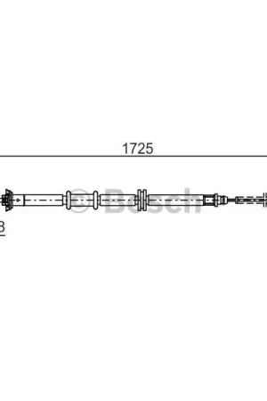 Venta Final Cable de accionamiento, freno de estacionamiento BOSCH 1987482203