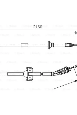 Solo Hoy Cable de accionamiento, freno de estacionamiento BOSCH 1987482284