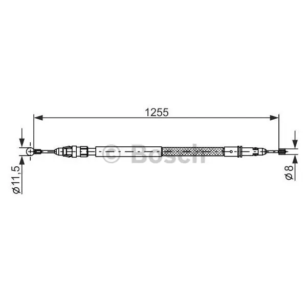 Edición Limitada Cable de accionamiento, freno de estacionamiento BOSCH 1987482235