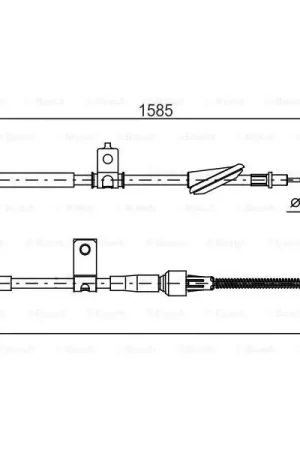 Cable de accionamiento, freno de estacionamiento BOSCH 1987482257 Ordenar Ahora Mismo