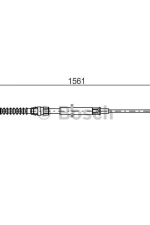 Venta Final Cable de accionamiento, freno de estacionamiento BOSCH 1987482264