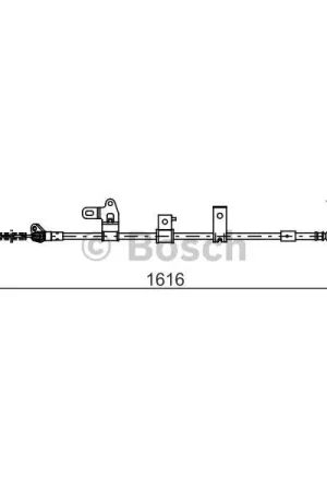 Alta Calidad Cable de accionamiento, freno de estacionamiento BOSCH 1987482307