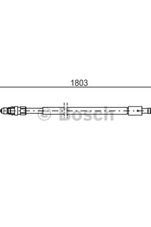 Cable de accionamiento, freno de estacionamiento BOSCH 1987482317 Premium