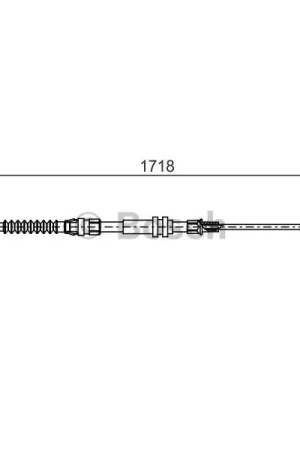Cable de accionamiento, freno de estacionamiento BOSCH 1987482378 Descuento