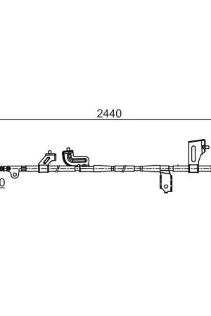 Cable de accionamiento, freno de estacionamiento BOSCH 1987482425 Envío Exprés