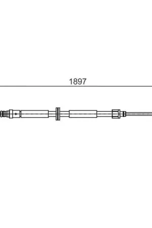 Súper Precio Cable de accionamiento, freno de estacionamiento BOSCH 1987482433
