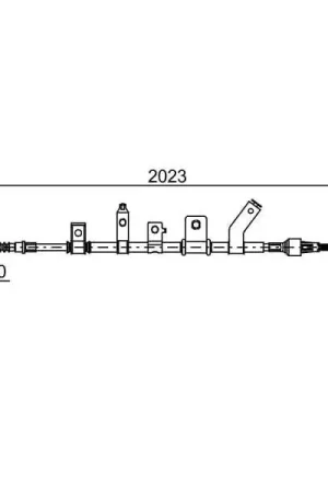 Mejor Calidad Cable de accionamiento, freno de estacionamiento BOSCH 1987482515