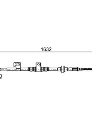 Cable de accionamiento, freno de estacionamiento BOSCH 1987482519 Oferta Especial