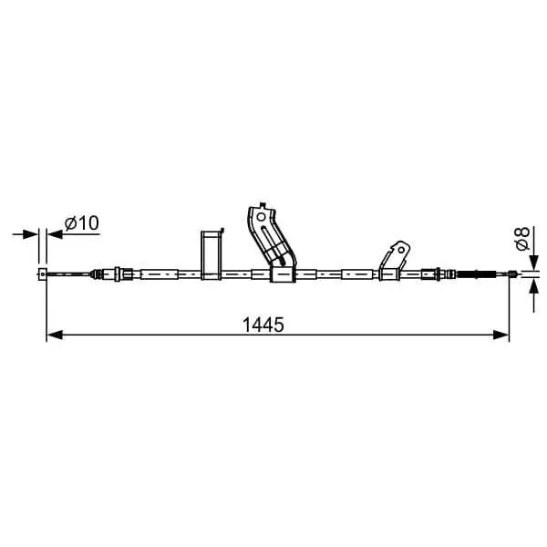 Cable de accionamiento, freno de estacionamiento BOSCH 1987482523 Envío Internacional