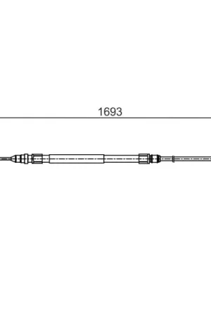 Última Versión Cable de accionamiento, freno de estacionamiento BOSCH 1987482542