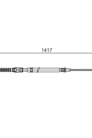 Cable de accionamiento, freno de estacionamiento BOSCH 1987482583 Precio Reducido