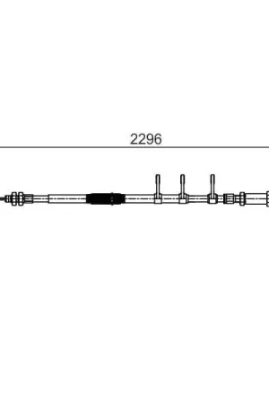 Descuento Cable de accionamiento, freno de estacionamiento BOSCH 1987482595