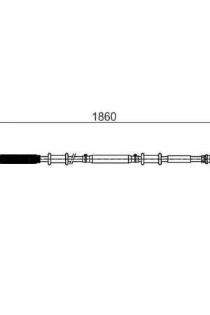 Cable de accionamiento, freno de estacionamiento BOSCH 1987482579 Precio De Fábrica