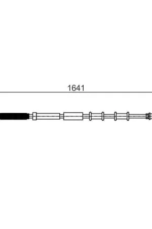 Cable de accionamiento, freno de estacionamiento BOSCH 1987482582 Mejor Calidad
