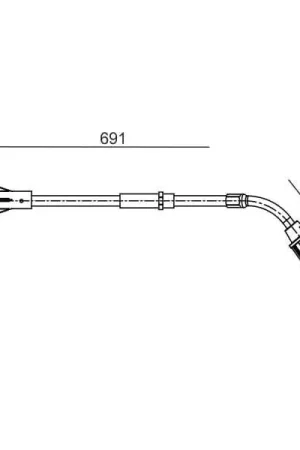 Envío Exprés Cable de accionamiento, freno de estacionamiento BOSCH 1987482555