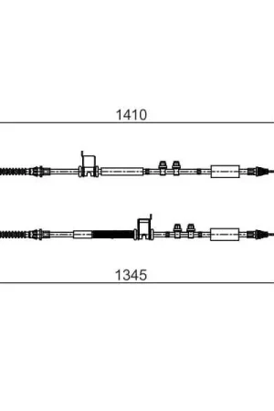Oferta Especial Cable de accionamiento, freno de estacionamiento BOSCH 1987482560