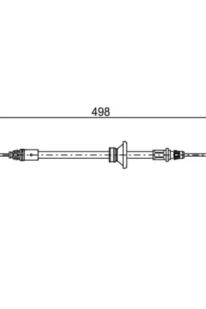 Cable de accionamiento, freno de estacionamiento BOSCH 1987482632 Precio Rebajado