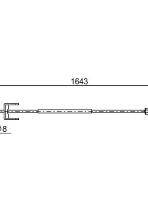 Cable de accionamiento, freno de estacionamiento BOSCH 1987482634 Venta Final
