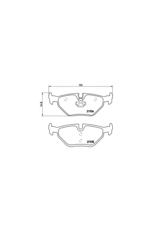 Compra Ahora PASTILLA DE FRENO P06025 BREMBO - MG MG ZT- T - Eje trasero
