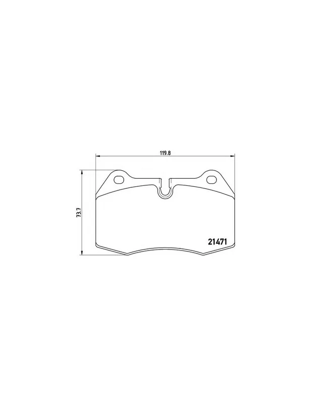 PASTILLA DE FRENO P06018 BREMBO - BMW 8 (E31) - Eje delantero Rebajas