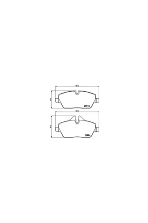 Edición Limitada PASTILLA DE FRENO P06034 BREMBO - BMW 1 (E81) - Eje delantero