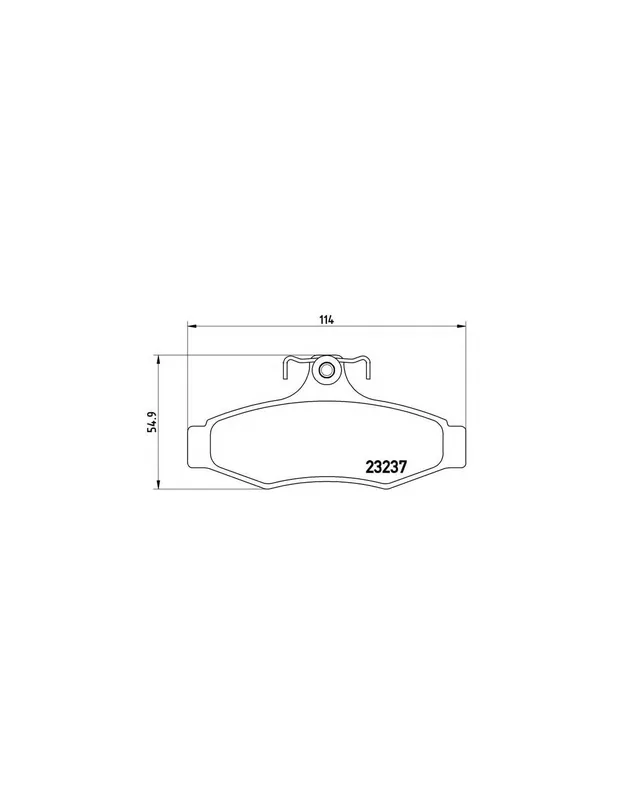 PASTILLA DE FRENO P15005 BREMBO - SSANGYONG KORANDO (KJ) - Eje trasero Precio Económico