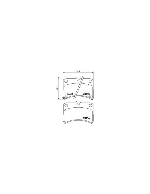 PASTILLA DE FRENO P16009 BREMBO - DAIHATSU MIRA V (L7_) - Eje delantero Precio Económico