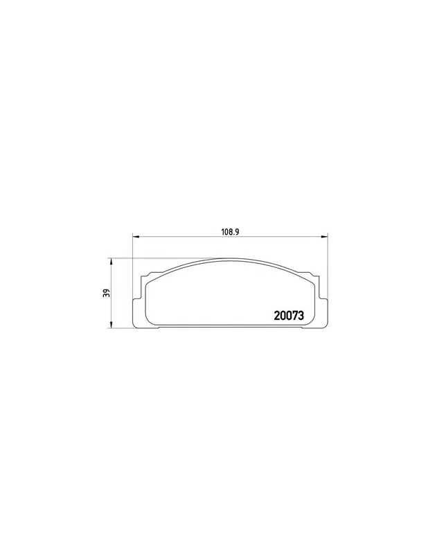 PASTILLA DE FRENO P23003 BREMBO - FIAT 128 Familiare - Eje delantero Ordenar Ahora Mismo